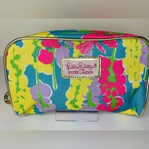 Lilly Pulitzer For Este Lauder Dragonfly Cosmetic Case NWOT